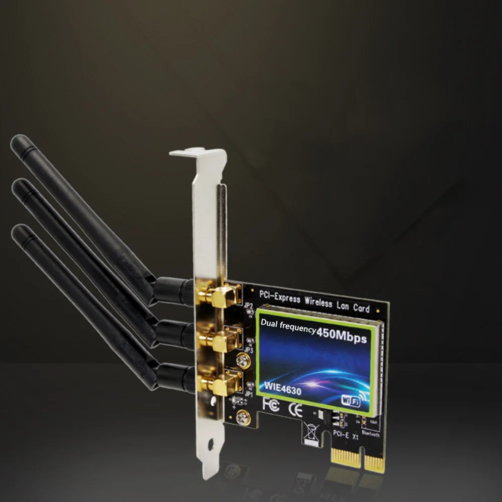 Wifi адаптер офисные аксессуары PCI Express Интернет беспроводной 450 Мбит/с Настольный