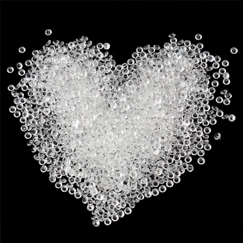 Hot XD-1000pcs Acrylic Crystal Gem Stone ICE Rocks Table Scatter Vase Decoration New 1000Pcs 14Mm | Дом и сад