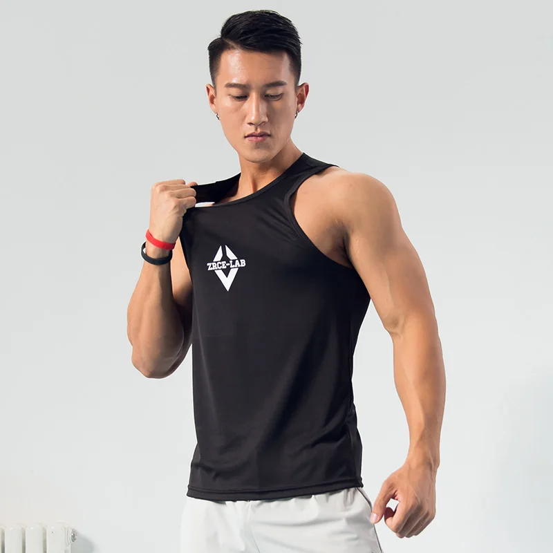 ZRCE летняя модная майка для тренажерного зала бодибилдинга мужская без рукавов