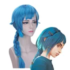 Парик для косплея Аниме LOL Arcane, свободная пушка, искусственные волосы для Хэллоуина, карнавала