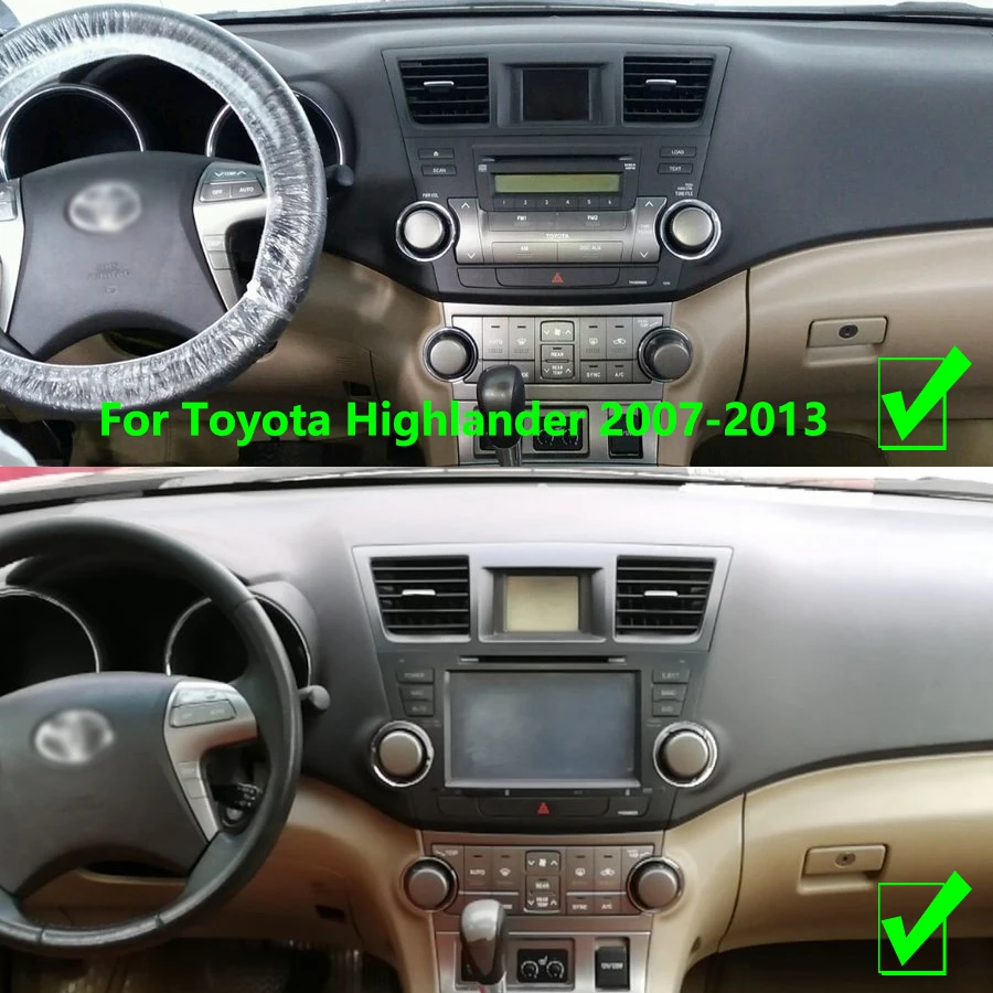 12 дюймовый магнитофон Android для Toyota Highlander 2008 2010 2013 большой экран GPS Мультимедиа Carplay
