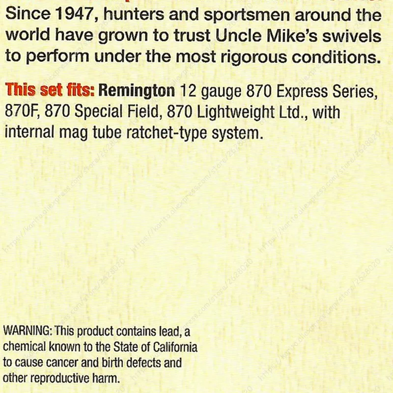 Поворотный колпачок для Ремингтона Rem 870 12 со стальным ремешком 1800 0 M8616|qd sling