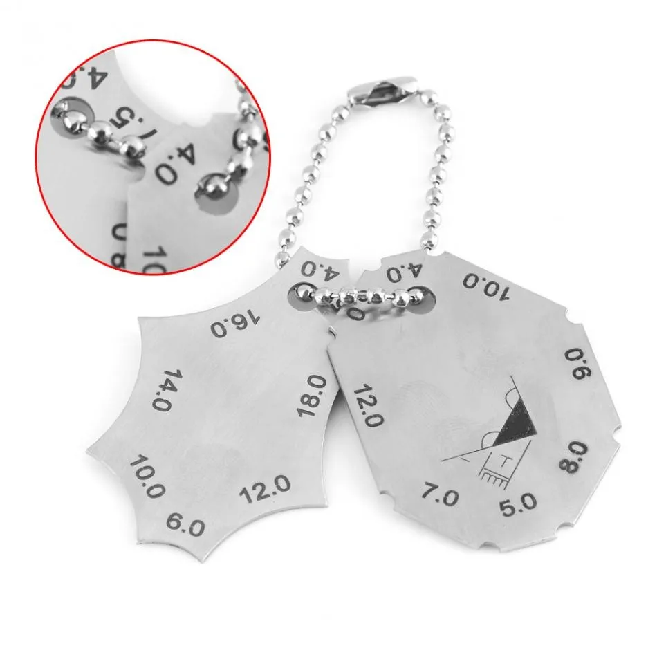 

Pocket Fillet Weld Gage Welding Gauge Key Weld Seam Test Ulnar Measure Tool WS ORIGINAL Metric & Standard Selection Gage