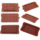 Силиконовая 3D форма для шоколада, инструменты для выпечки, антипригарная форма для торта, желе и конфет, сделай сам, лучший