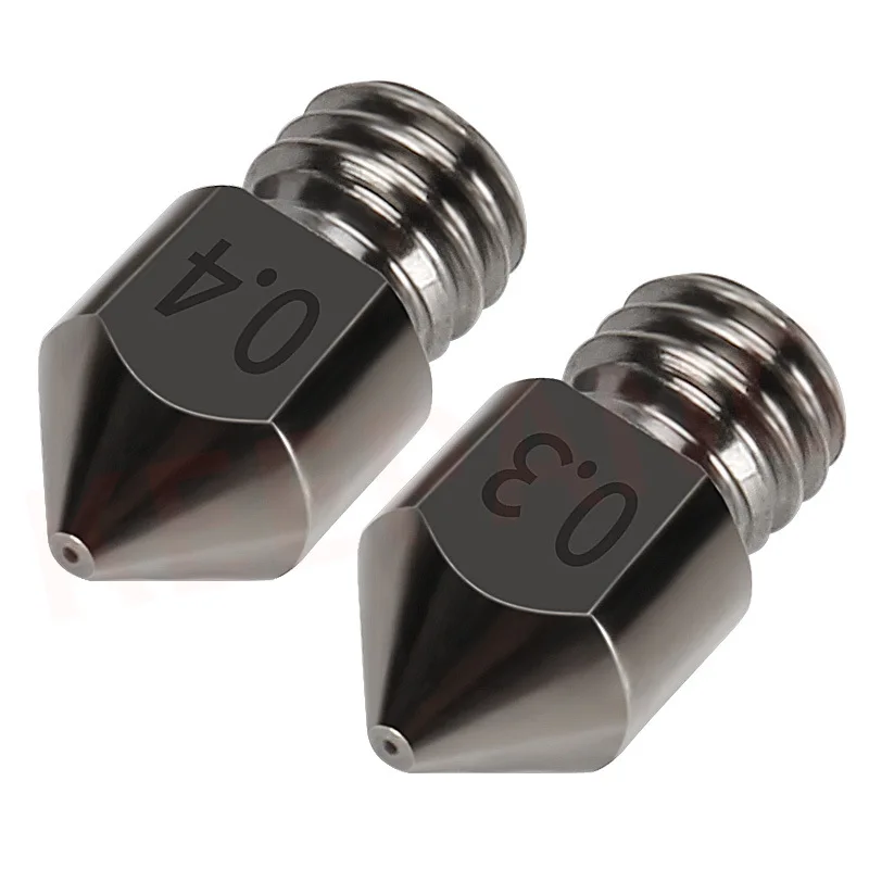 

Аксессуары для 3D-принтера, насадка MK8 из закаленной стали 1,75/3,0, Печатная головка из твердой стали