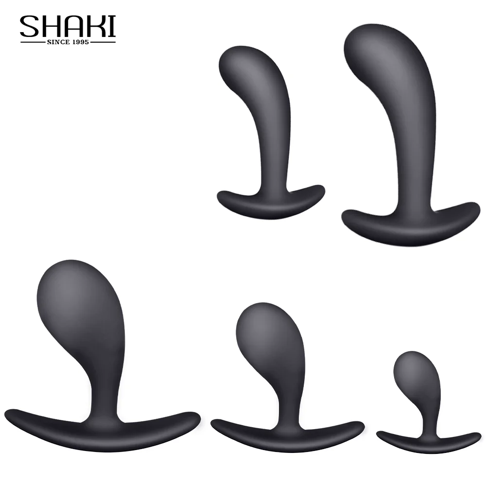 Силиконовые анальные пробки SHAKI унисекс хвост Анальная пробка предстательные