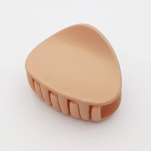 Beige Корейский модный дизайн женский коготь для волос 8 моделей сплошной цвет Краб для волос ретро квадратный скраб заколки для волос - Цвет: Beige