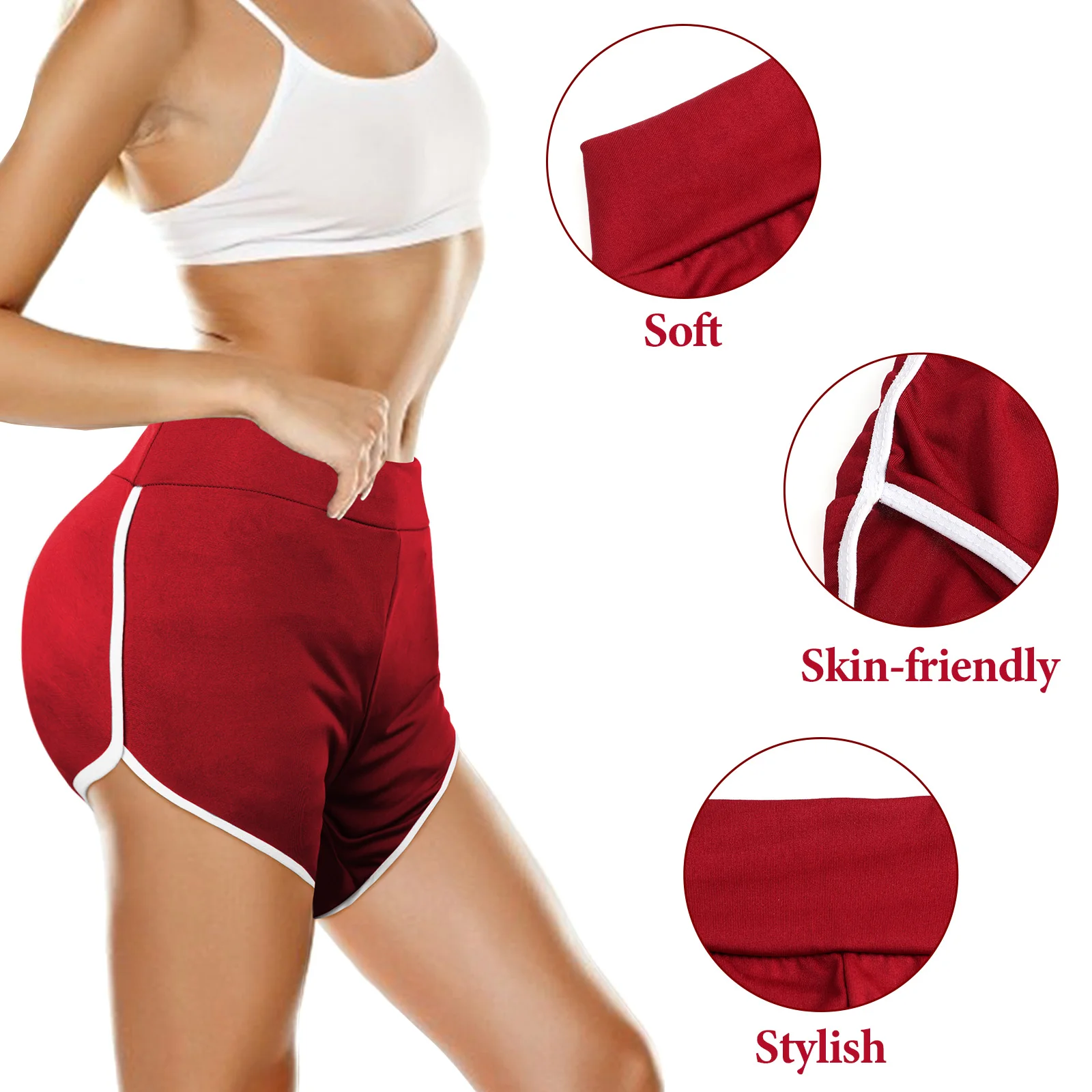 

High Waist Workout Shorts Seamless Fitness Yoga Short Scrunch Butt Women's Workout Shorts Women Gym Leggings Yoga Shorts