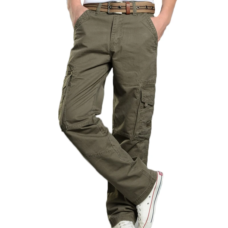Мужские брюки-карго VogueBaggy штаны с несколькими карманами Pantalon Homme мужские уличные военные тактические хлопковые брюки одежда