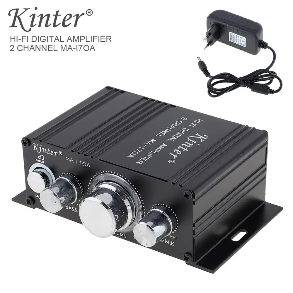 Усилитель мощности HiFi для автомобиля FM радио плеер с функцией реверберации