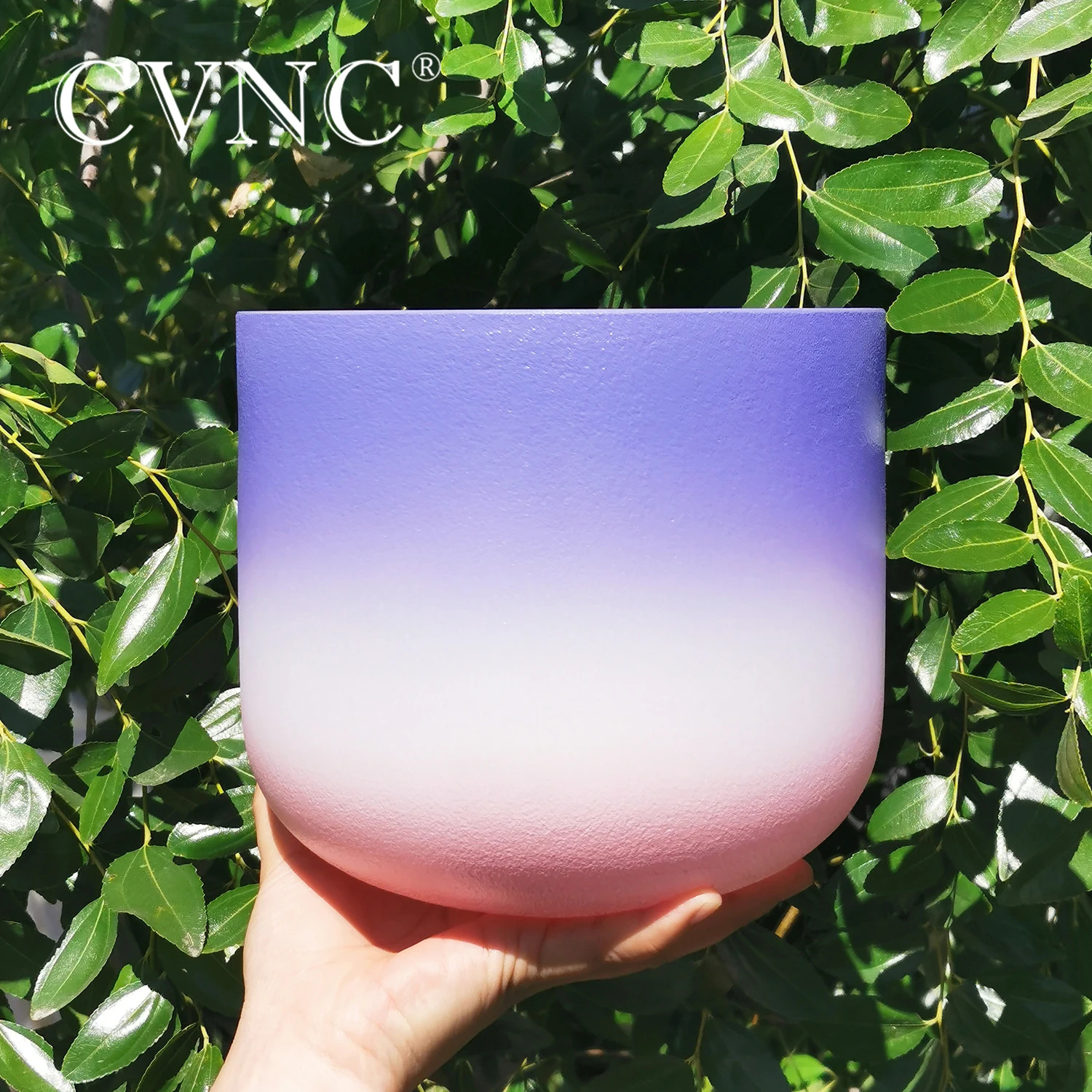 CVNC 8 дюймовая Корона Note B фиолетовая чакра симбль Узор Матовый Кварцевый Кристалл