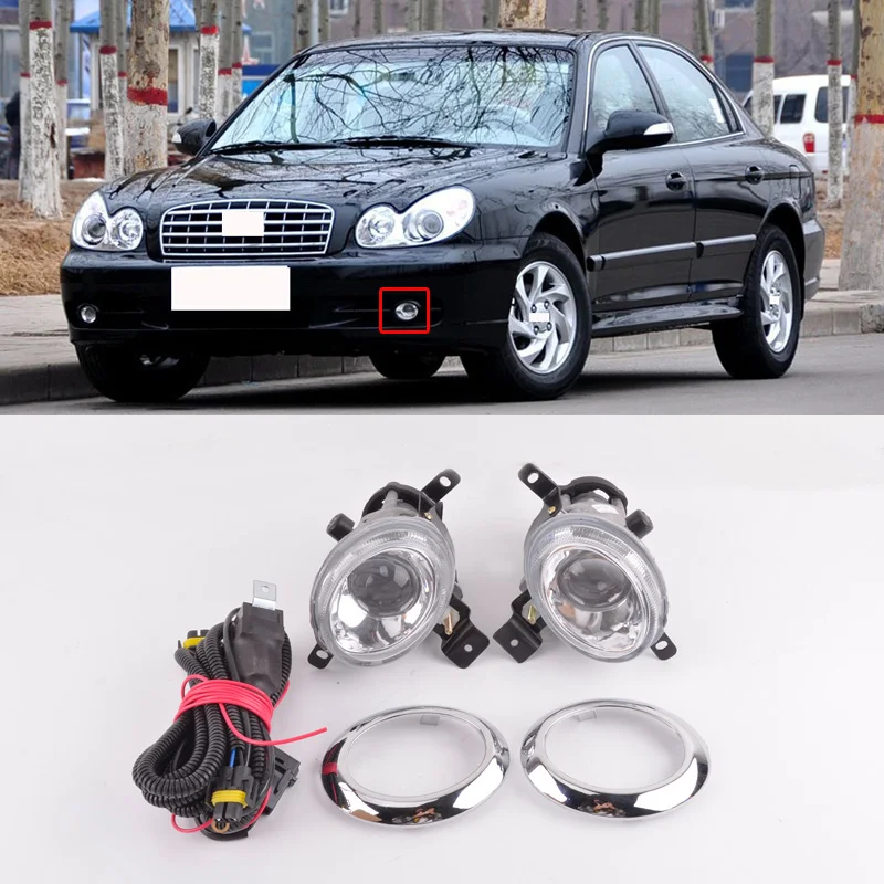 CAPQX для Sonata 2003 2004 2005 2006 2007 2008 2010 спереди Bumber Противотуманные фары светильник