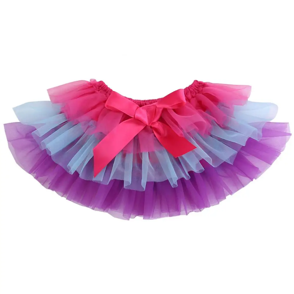 Детская балетная юбка пачка с рюшами для новорожденных девочек вечерние юбки