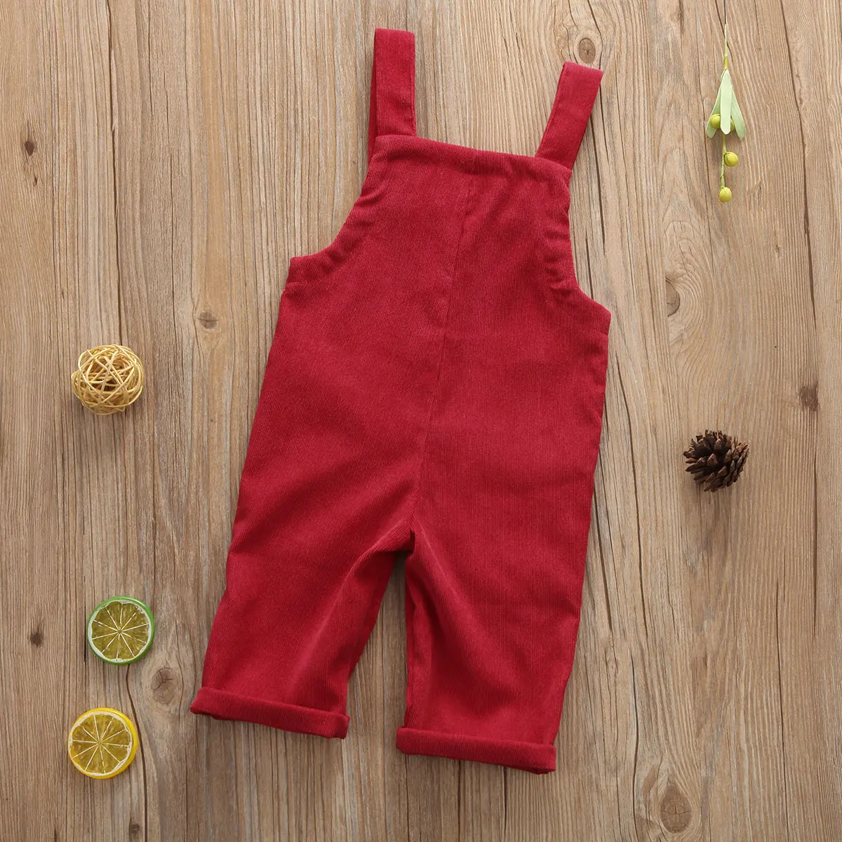 Brand New Child Overalls Boys Toddler Kids Suspender Trousers Casual Corduroy Baby Bib Pants Solid Pocket Button Rompers |