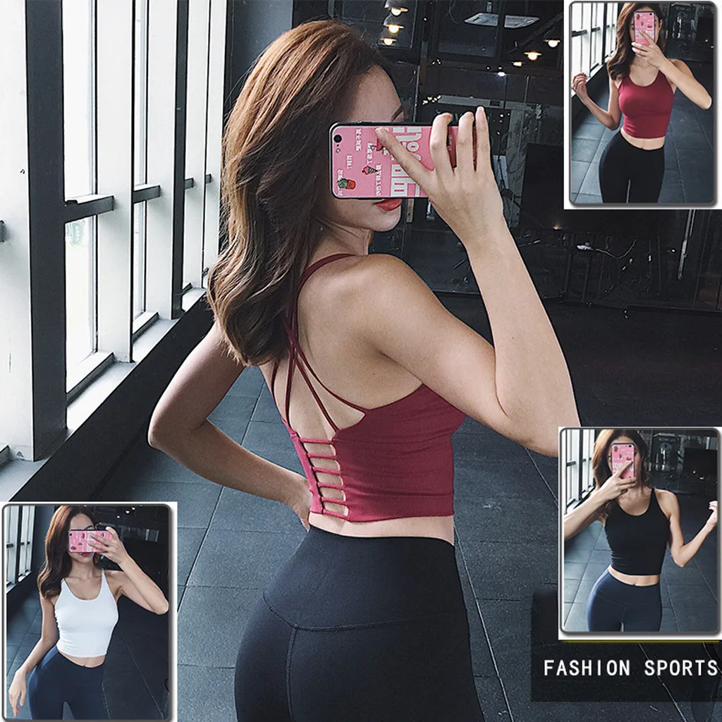 Женский спортивный бюстгальтер спереди сексуальный Brathable топ пуш-ап женский для