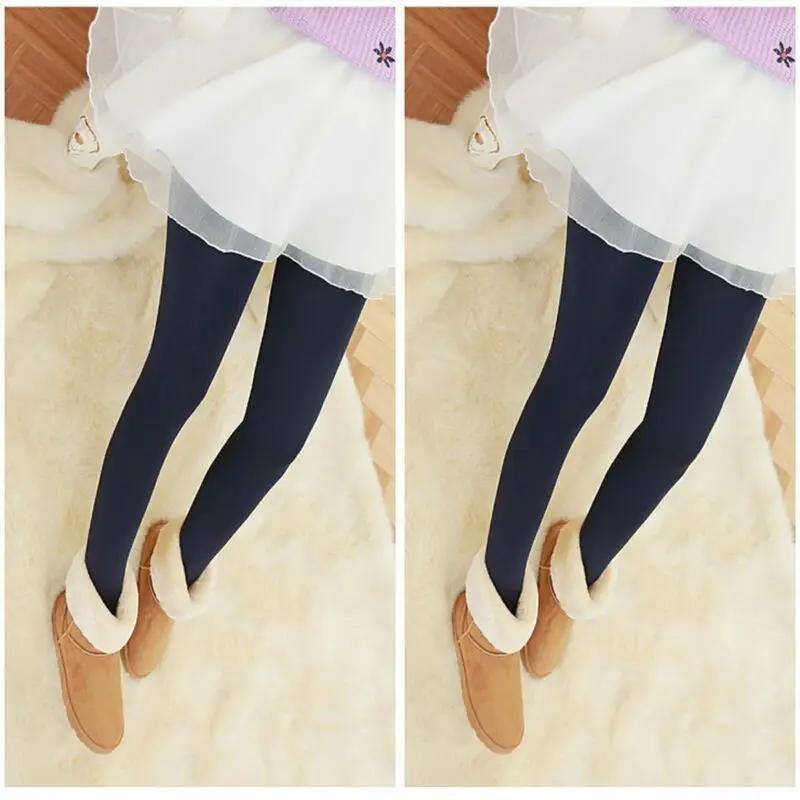 

Women Winter Thermal Warm Thick Fleece Skinny Sexy Slim Leggings Stretch Pants Solid Velvet Soft Lady Girls Tights Stockings