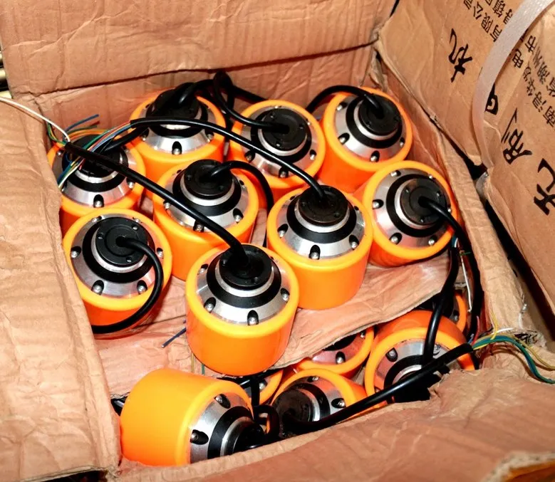 Четырёхколесный электродвигатель 24 В 70 мм бесщеточный двигатель 3-дюймовый