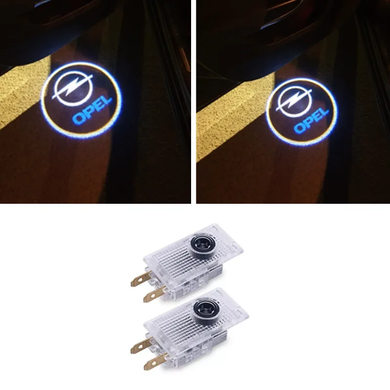 Автомобильный Стайлинг 1 пара фонари Приветствия к двери автомобиля 12 В проектор