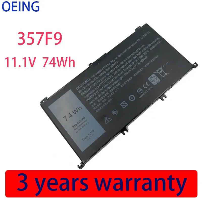 11 1 V 74WH 357F9 Батарея для Dell Inspiron 15 7000 7559 7557 7566 7567 5576 INS15PD 1548B 1748B 1848B|Аккумуляторы