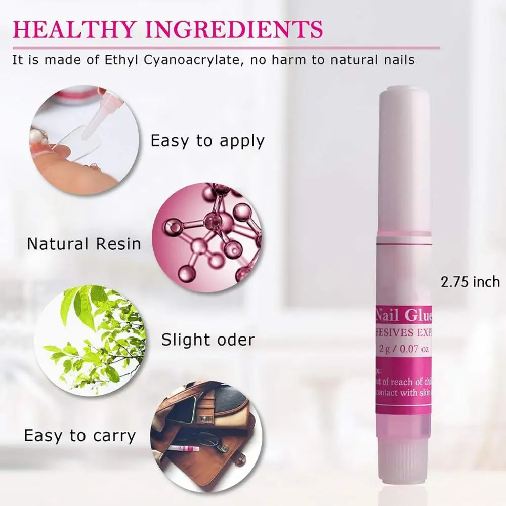 Набор для маникюра FIVEART 500 шт. накладки ногтей в виде гроба балерины полностью