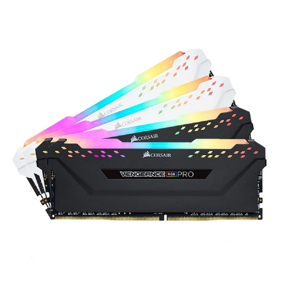 Оперативная память CORSAIR RGB PRO, 2 штуки, 16 ГБ, двухканальная 3000 МГц, 3200 МГц, 3600 МГц, оперативная Память DDR4 DIMM для настольных ПК, поддержка материнской платы