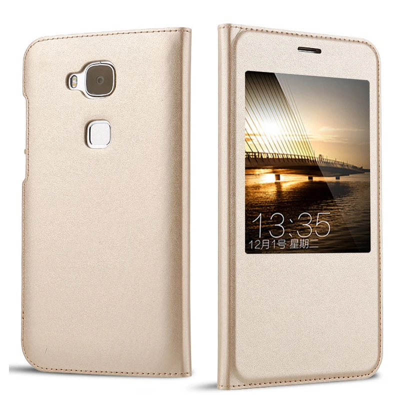 Кожаный чехол для huawei G8, чехол, 5,5 дюймов, натуральная кожа, смарт-чехол, откидная крышка для huawei G7 Plus/G8 GX8, чехол для телефона s