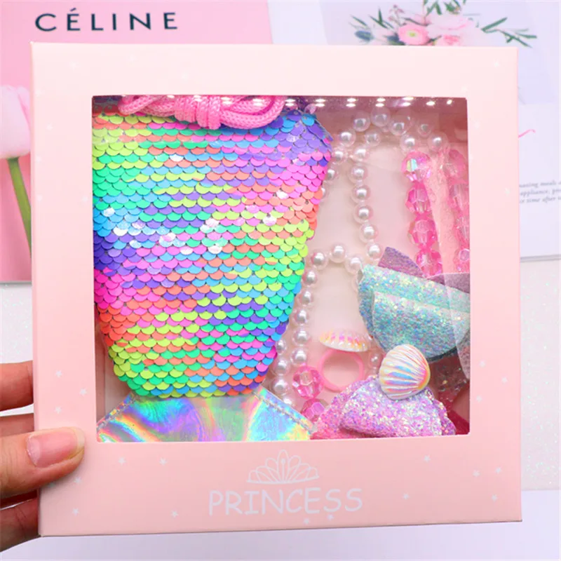 6 шт./кор. Русалка аксессуары ювелирные изделия комплект включающий в себя