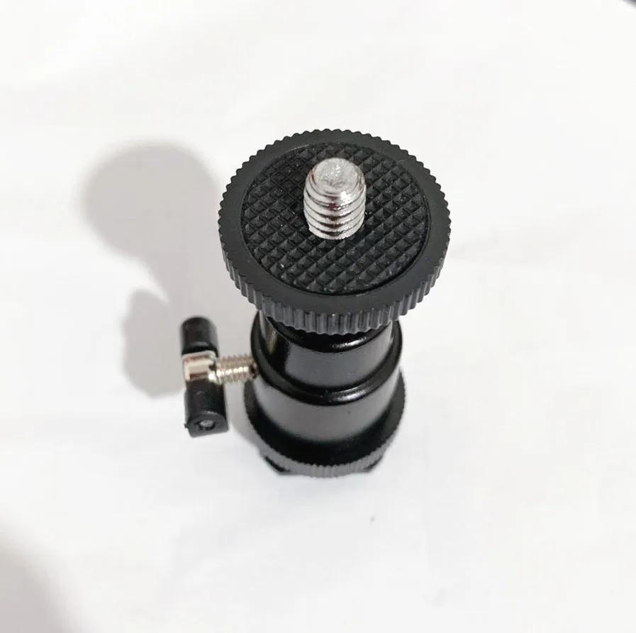 Mini Camera Cradle Tripod Ball Head LED Light Flash Bracket Holder Mount 1/4 Inch Hot Shoe Adapter With Lock Cheap Sale | Электроника
