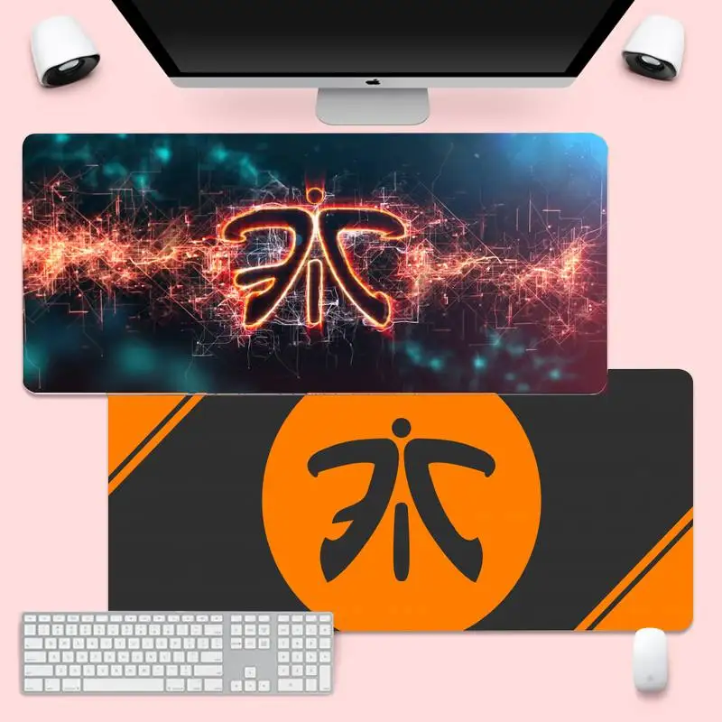 

Fnatic Logo Gaming Player desk laptop Rubber MouseMat Gaming XL Large Gamer Keyboard PC Desk Mat Takuo Anti-Slip Comfort Pad