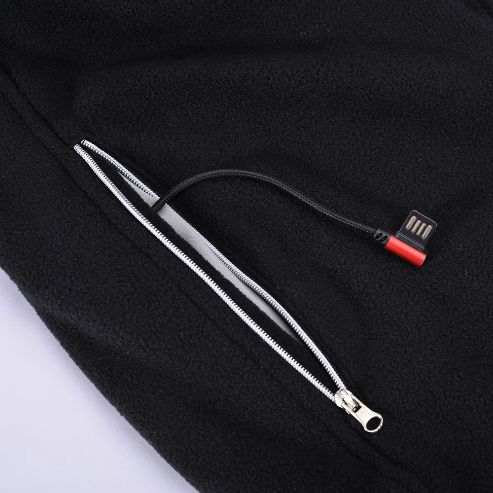Плюшевая ткань 5-8 часов в режиме Сверхлегкий с usb-портом и зарядкой тепловой жилет зима Лыжный Спорт Путешествия согревающие; 3-скоростной Управление куртка