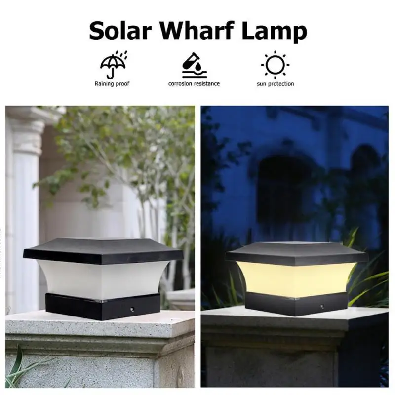 

LED Solar Light Fence Landscape Lamp IP65 Waterproof Outdoor Solar Lamp For Garden Decoration Gate Fence Wall Solar Lights Warm