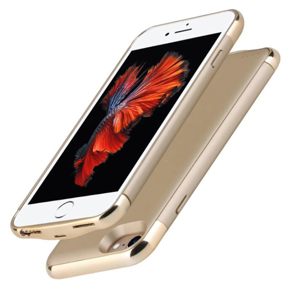Умный чехол с аккумулятором 2020 для iphone 6 6s 7 модное ультратонкое зарядное