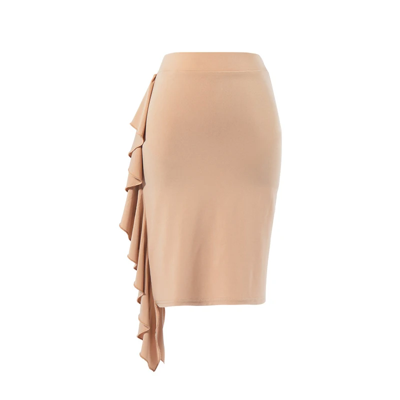 

2021 New Latin Dance Skirt For Women Adult Sexy Practice Clothes Professional Rumba Tango Samba Stage Performance Skirt DWY5650