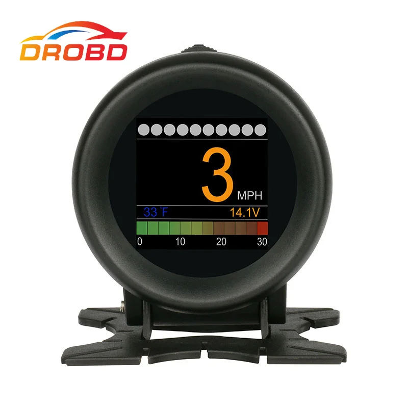 AUTOOL X60 метр OBD2 HUD Многофункциональный цифровой турбо измеритель давления