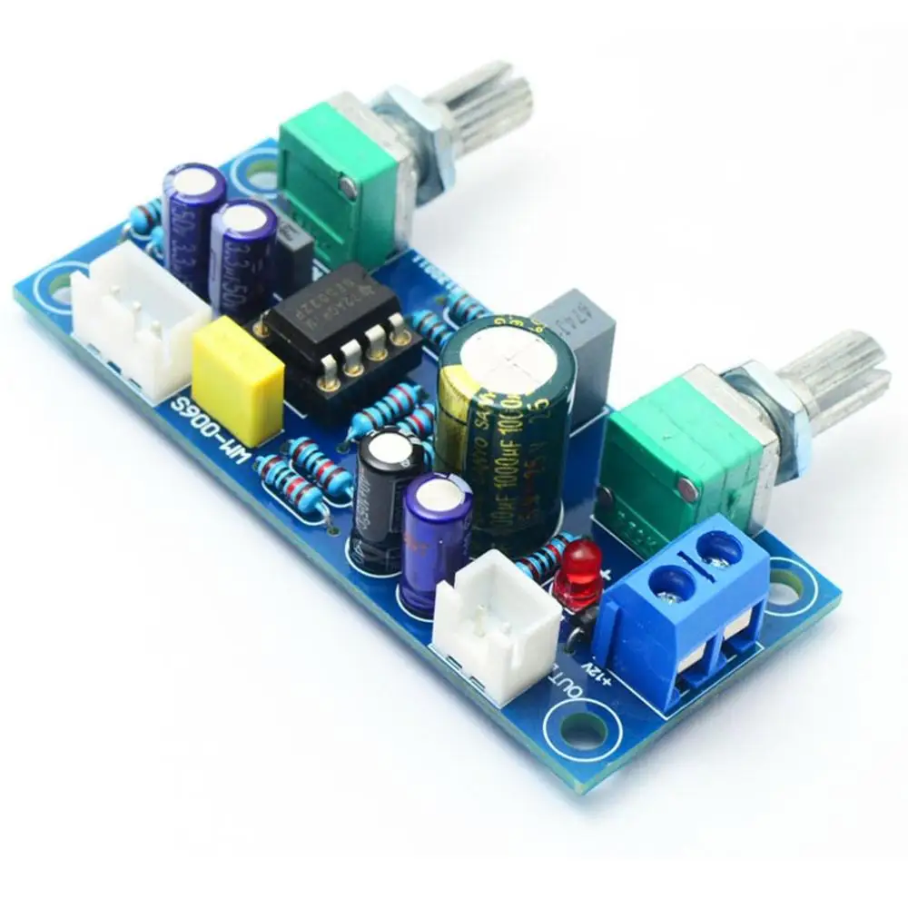 006S фильтр низких частот сабвуфер один усилитель доска Dc мощность Ne5532 бас