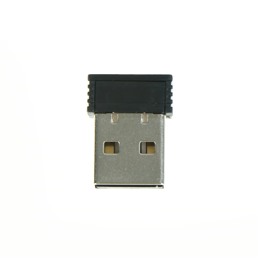 Черный Беспроводной приемник Dongle Unifying 2,4G беспроводная мышь и адаптер клавиатуры беспроводной usb-приемник для портативных ПК 2*1,4 см - Цвет: Черный