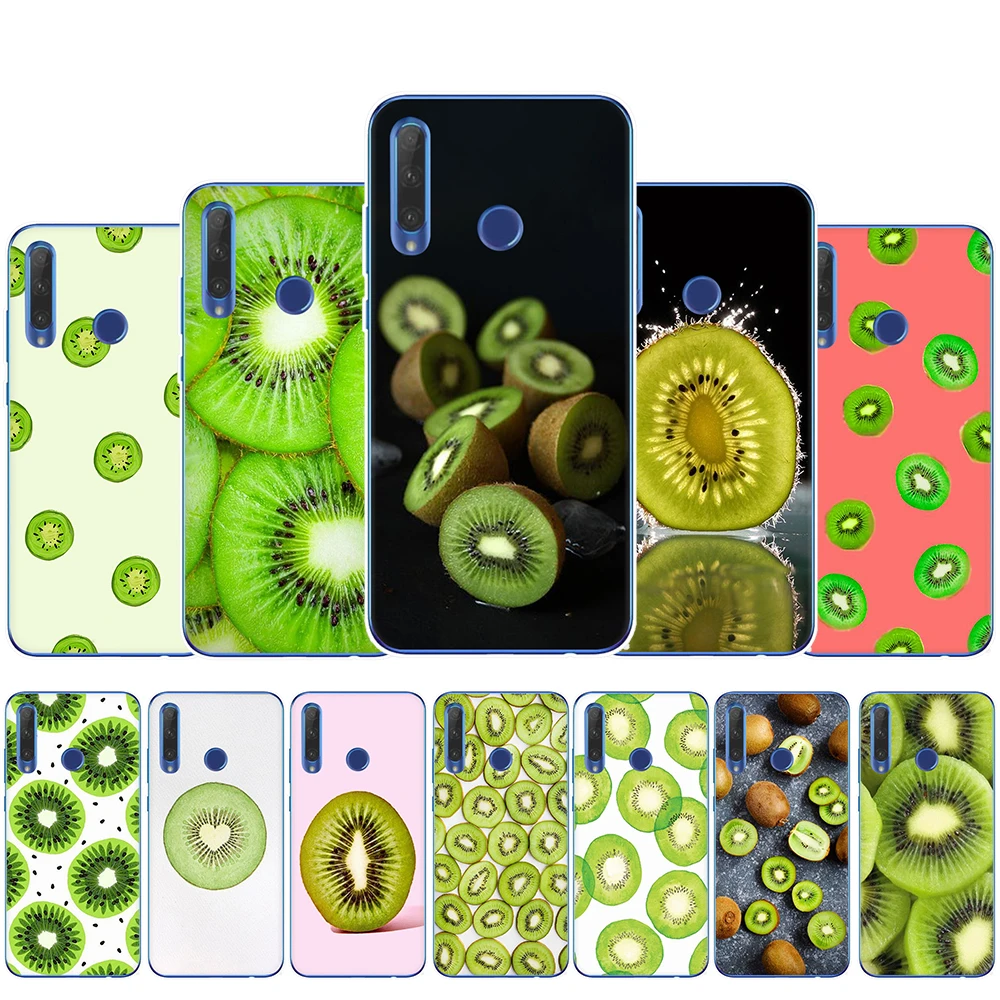 Твердый пластиковый чехол Kiwi Fruit для телефона Huawei Honor 6A 6C 7C 7X 8C 8X 8A 8 9 10 Lite Play view 20 9X