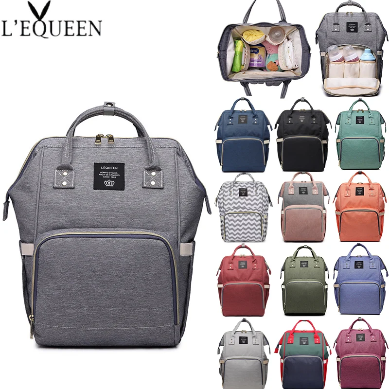 Сумка для подгузников Lequeen дорожный Многофункциональный рюкзак мам