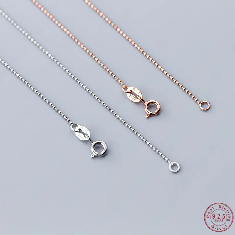 Женское колье чокер WANTME минималистичное блестящее ожерелье из 100% серебра 925