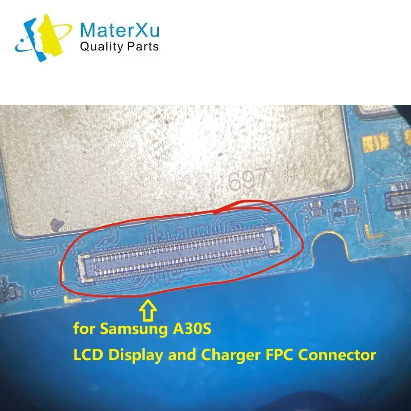 

ЖК-дисплей и зарядное устройство FPC коннектор MasterXu для Samsung A30S