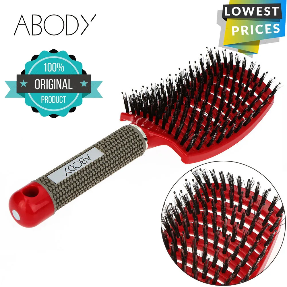 Щетка с нейлоновой щетиной для волос kinga 50 шт.|Расчески| |