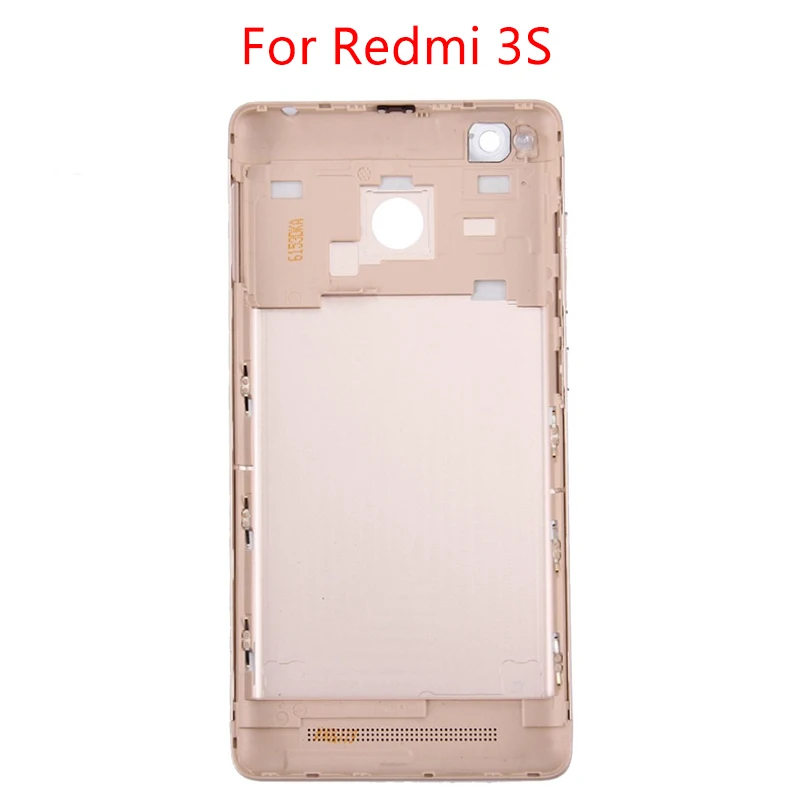 Совершенно для Xiaomi Redmi 3S 3 крышка батареи средняя панель Замена для Xiaomi Redmi 3 задняя дверь корпус