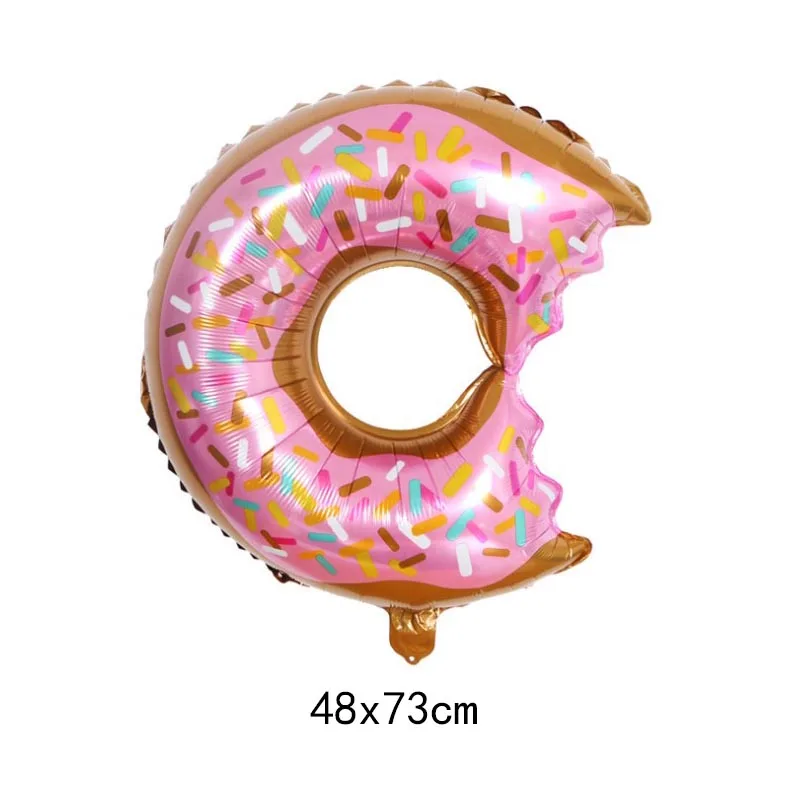 Шары из фольги в виде двух надписей Пончик для вечерние ринки честь Дня рождения