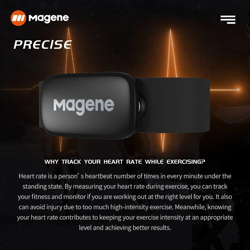 Монитор сердечного ритма Magene H64 S3 Датчик частоты вращения педалей датчик