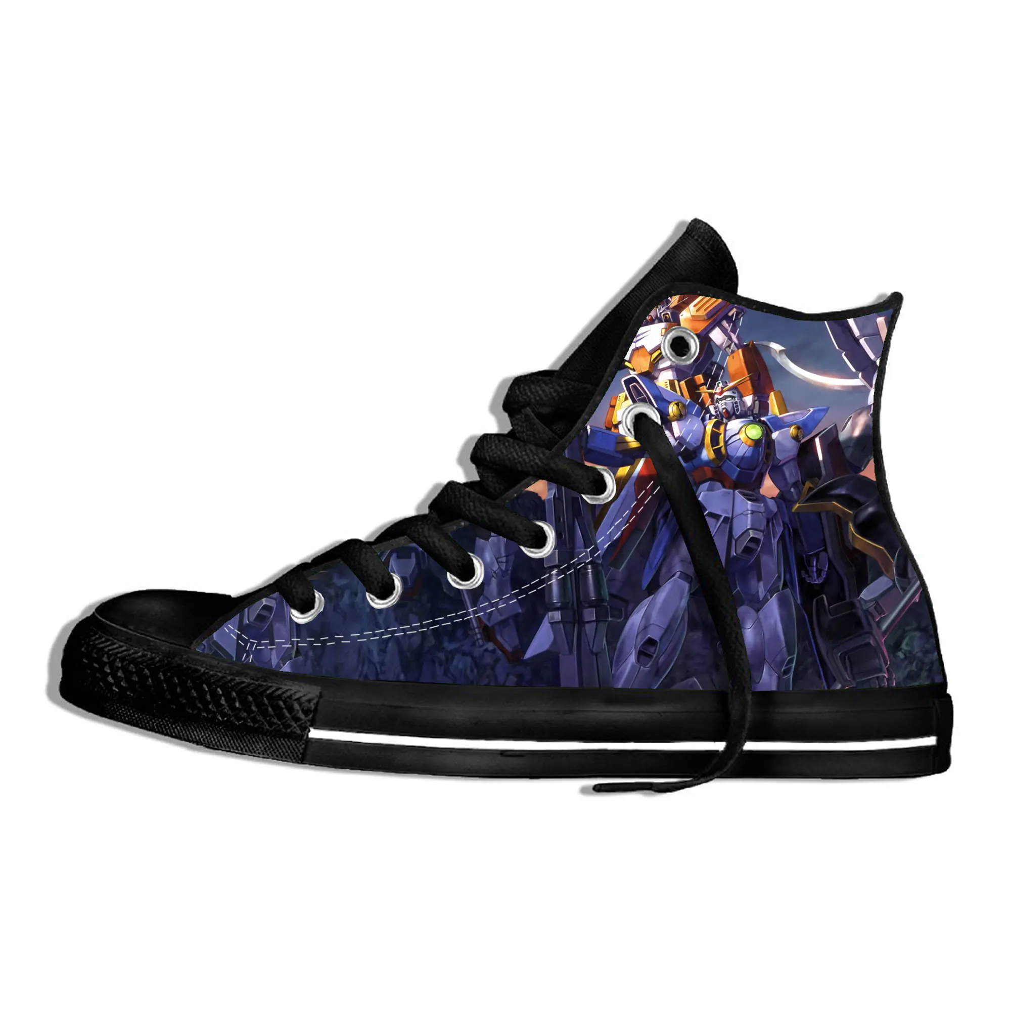 

Men's Casual Walking Shoes Mobile Suit Gundam 0079 New Lace-up Men Shoes Lightweight Comfortable Breathable Walking Shoes