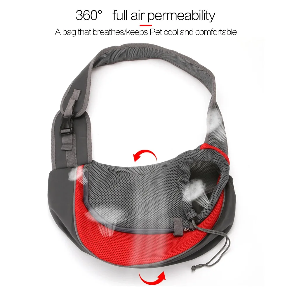 Сумка на плечо для домашних животных удобная уличная Дорожная сумка из ткани