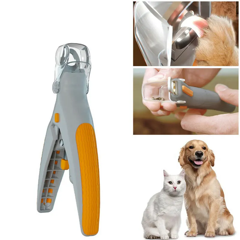 

Pet Nail Care Clipper Trimmer Grooming Tool For Pet Cat Dog With LED Light Healt