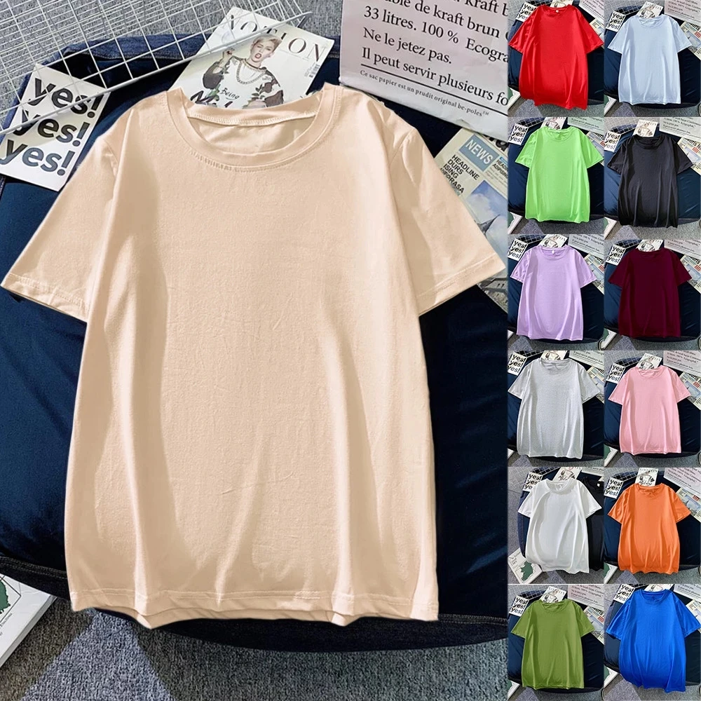 

2020 new brand men's cotton short-sleeved t-shirt men's t-shirt short-sleeved solid color men's t-shirt men's tee