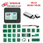 XPROG-M V6.12 программатор системного блока управления XPROG M V6.12 V5.84 V5.55 Полный Адаптеры для сим-карт с usb-ключ X-PROG м коробка X Prog M