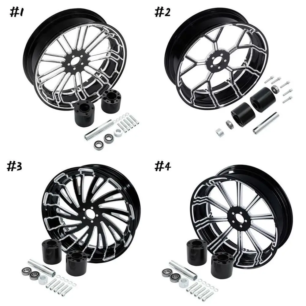 Мотоцикл 18 ''x 5 5'' задний обод колеса ступицы для Harley Touring Road King Street Glide Non ABS 2008